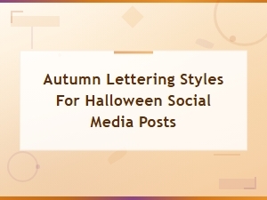 Cozy Autumn Display Fonts for Halloween Social Media Lettering